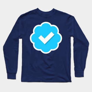 Verified Blue Check Long Sleeve T-Shirt